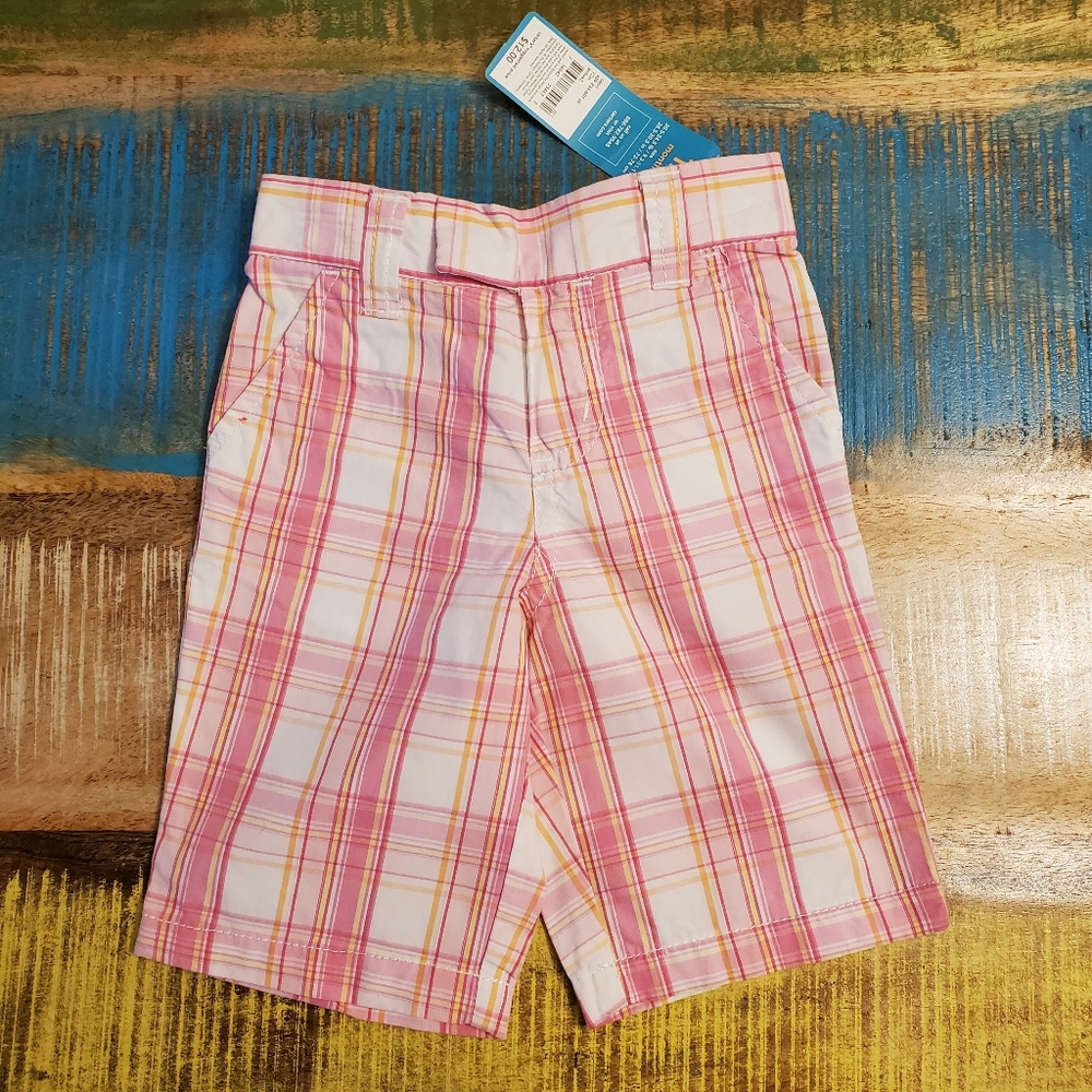 Baby girl's, 12-mo, Carter's, Plaid, Capri Pants
